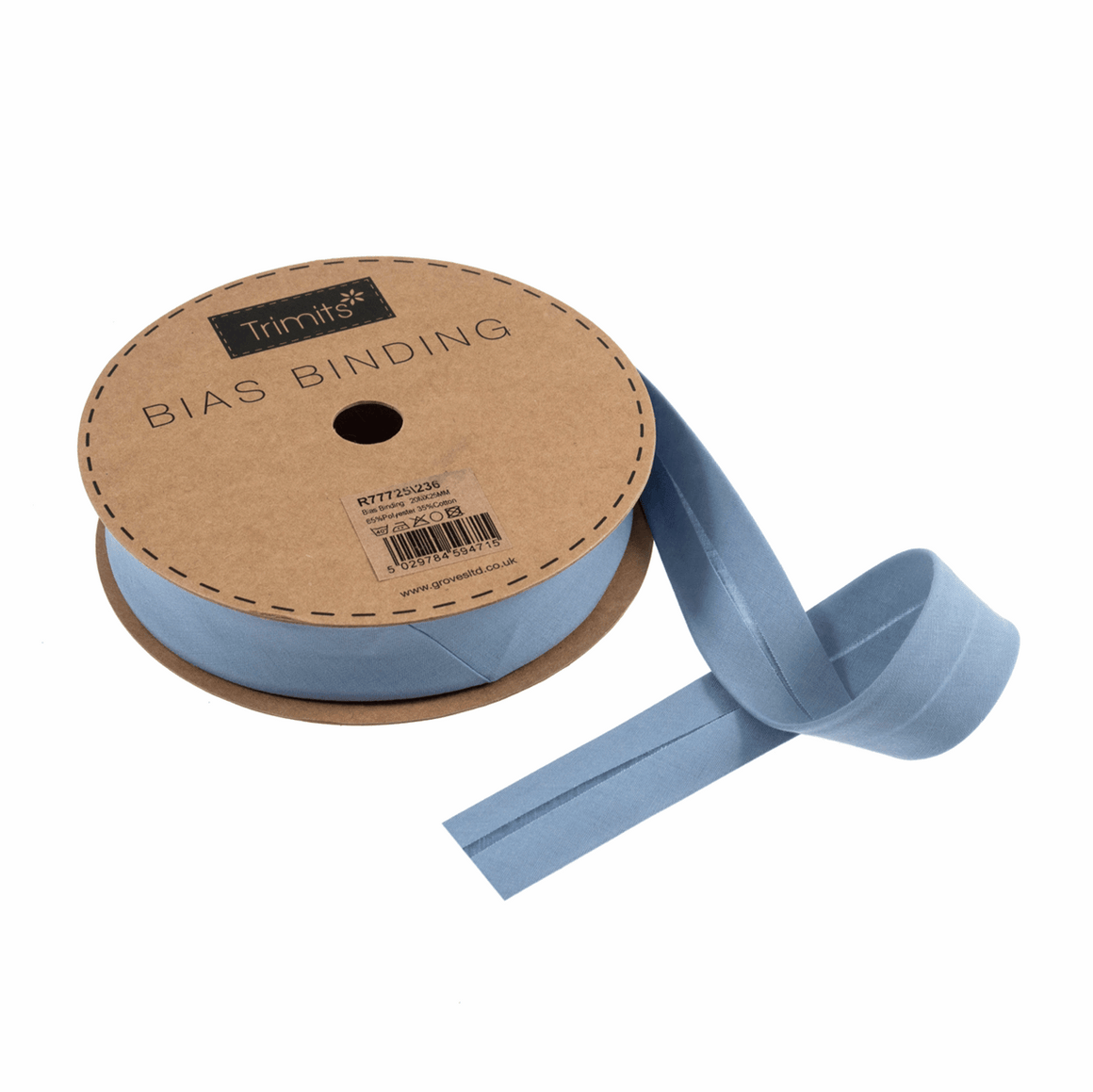 Bias Binding Tape - China - 25mm Polycotton (per metre)
