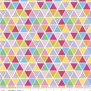 Triangles White ('Rainbow Fruit' collection)