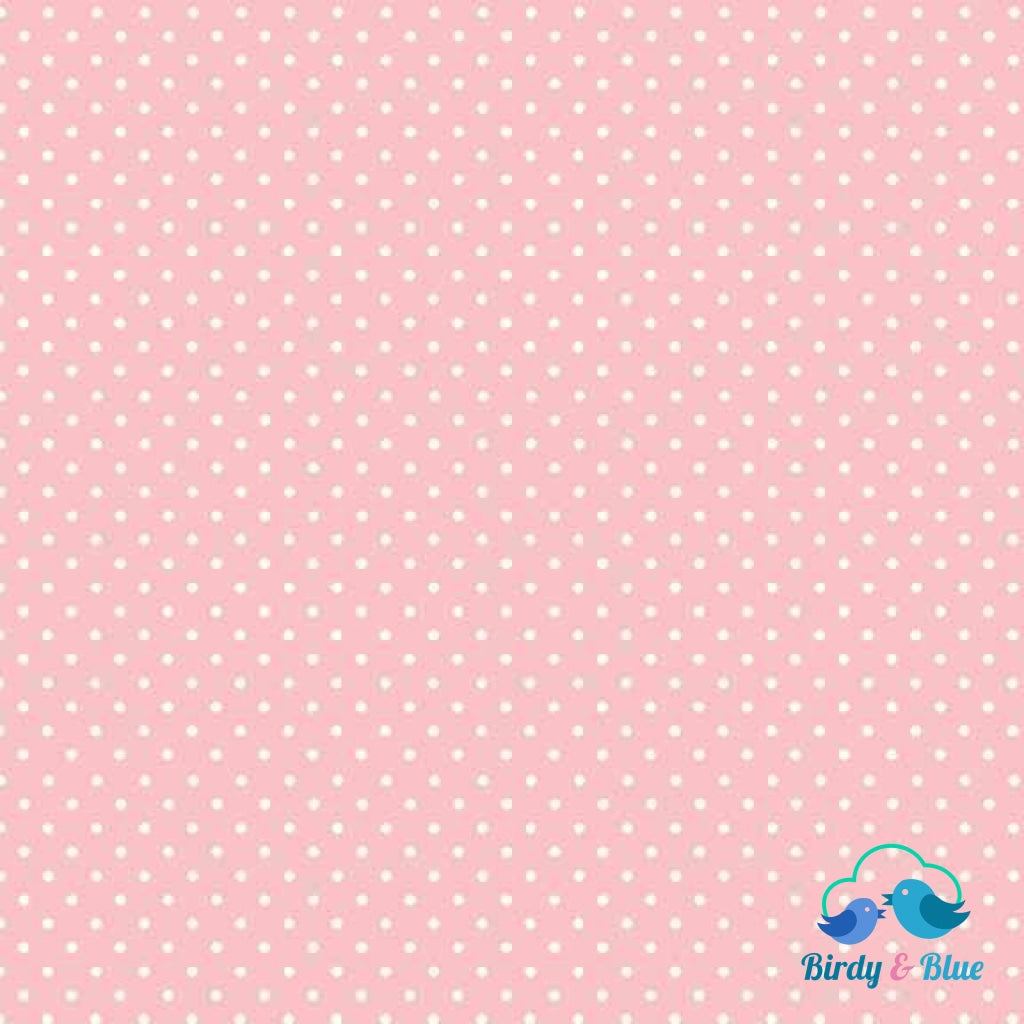 Baby Pink Dot (Basics Collection) Premium Cotton Fabric