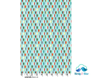 Banner Day Aqua (Good Knight Collection) Premium Cotton Fabric
