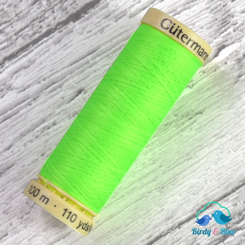 Gutermann Sew-All Thread #3836 (Neon Green) 100M / 100% Polyester