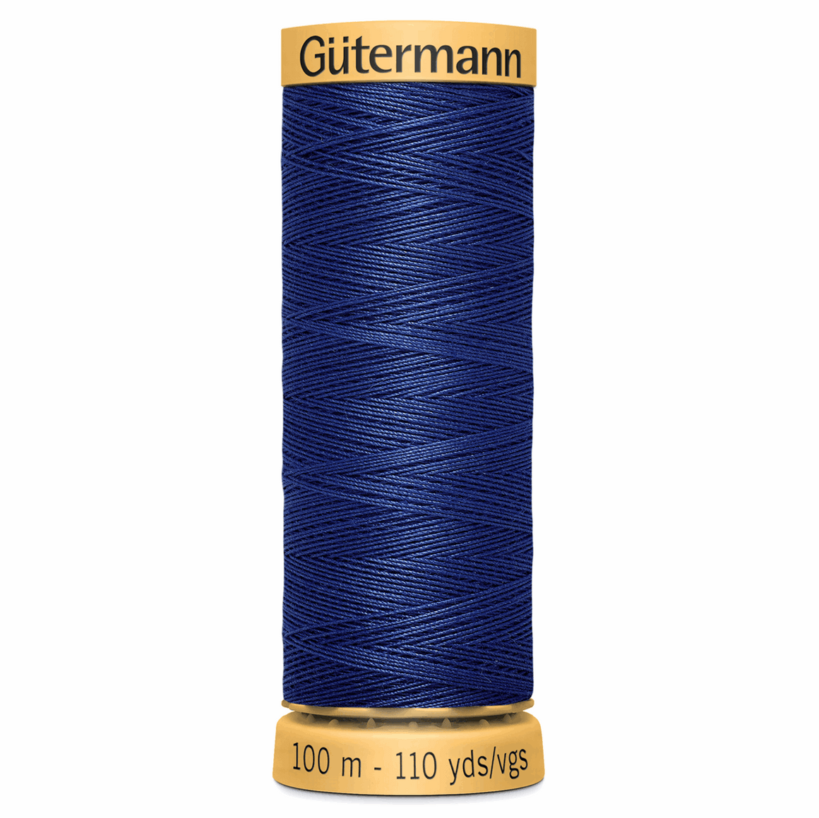 Gutermann Natural Cotton Thread #5123 (navy) 100m / 100% cotton