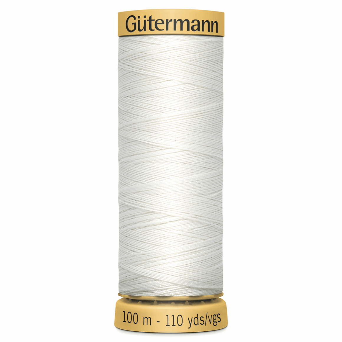 Gutermann Natural Cotton Thread #5709 (white) 100m / 100% cotton
