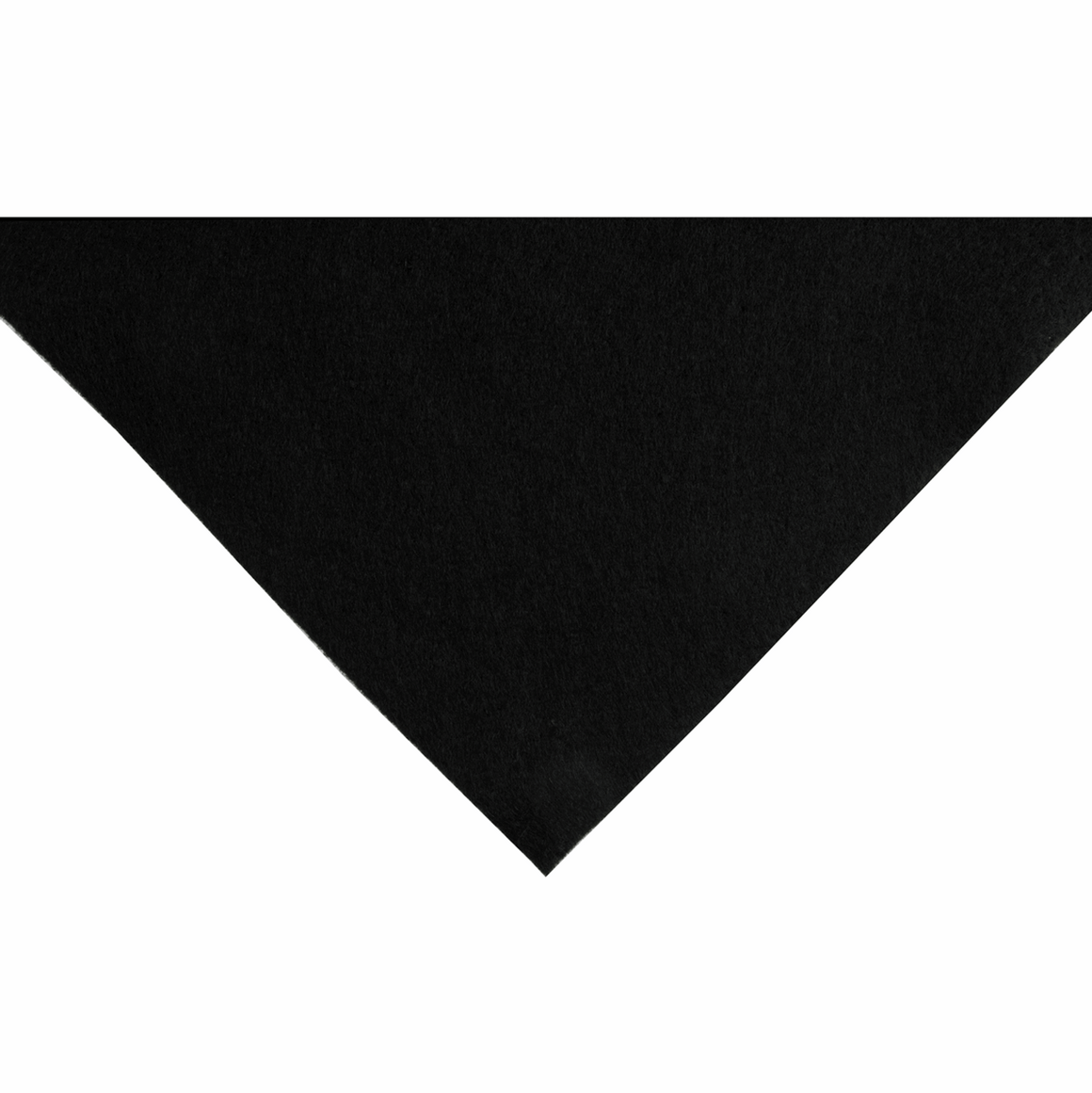 Black Acrylic Felt - 1 x A4 sheet (23cm x 30cm | 9 x 12 inches)