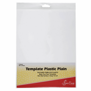 Template Plastic Plain (pack of 2 x A4 sheets)