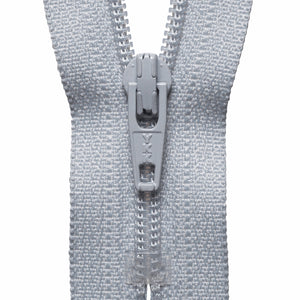 YKK Skirt Zip (4 inch / 10cm) #336 silver grey