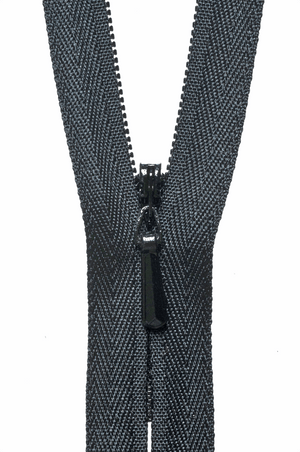 YKK Concealed Zip (9 inch / 23cm) Black #580