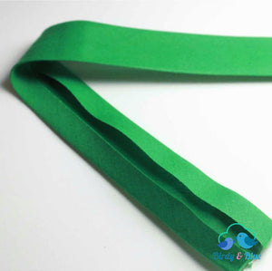 Bias Binding Tape - Emerald 25Mm Polycotton (Per Metre)