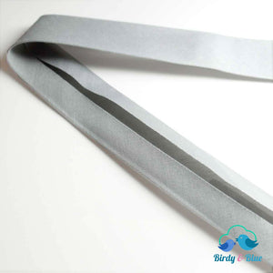 Bias Binding Tape - Light Grey 25Mm Polycotton (Per Metre)