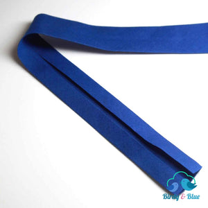 Bias Binding Tape - Royal Blue 25Mm Polycotton (Per Metre)