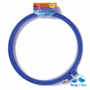 Embroidery Hoop Blue Plastic - Choice Of Sizes 18Cm (7 Inch)