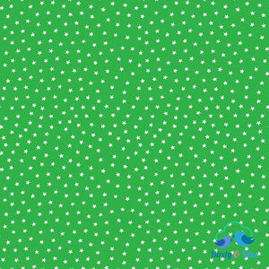 Green Stars (Star Bright Collection) Premium Cotton Fabric