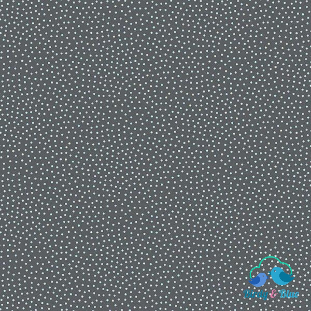 Grey Freckle Dot (Freckle Collection) Premium Cotton Fabric