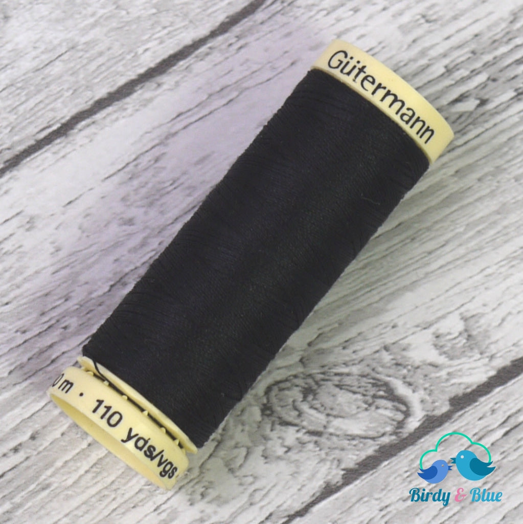 Gutermann Sew-All Thread #000 (Black) 100M / 100% Polyester Sewing