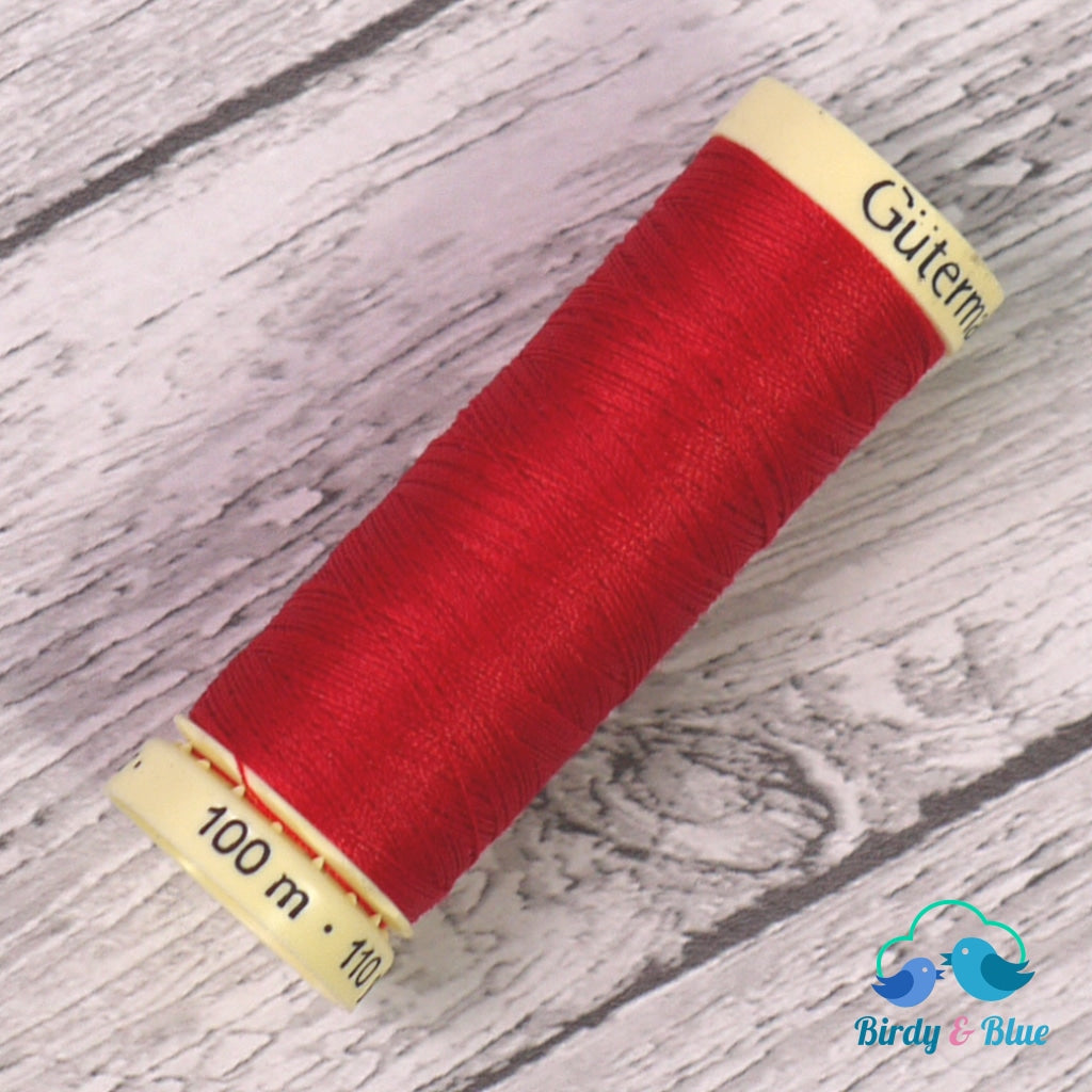 Gutermann Sew-All Thread #156 (Bright Red) 100M / 100% Polyester Sewing