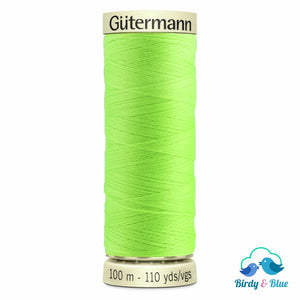 Gutermann Sew-All Thread #3836 (Neon Green) 100M / 100% Polyester