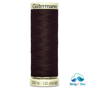 Gutermann Sew-All Thread #696 (Dark Brown) 100M / 100% Polyester Sewing