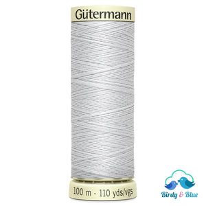 Gutermann Sew-All Thread #8 (Light Grey) 100M / 100% Polyester Sewing
