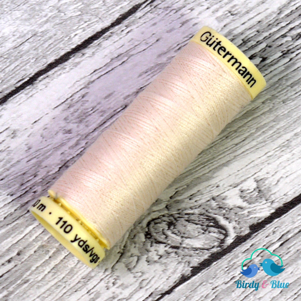 Gutermann Sew-All Thread #802 (Cream) 100M / 100% Polyester Sewing