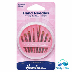 Hand Sewing Needles X 30 - Assortment By Hemline