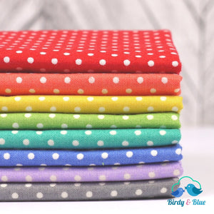 Lilac Dot (Basics Collection) Premium Cotton Fabric