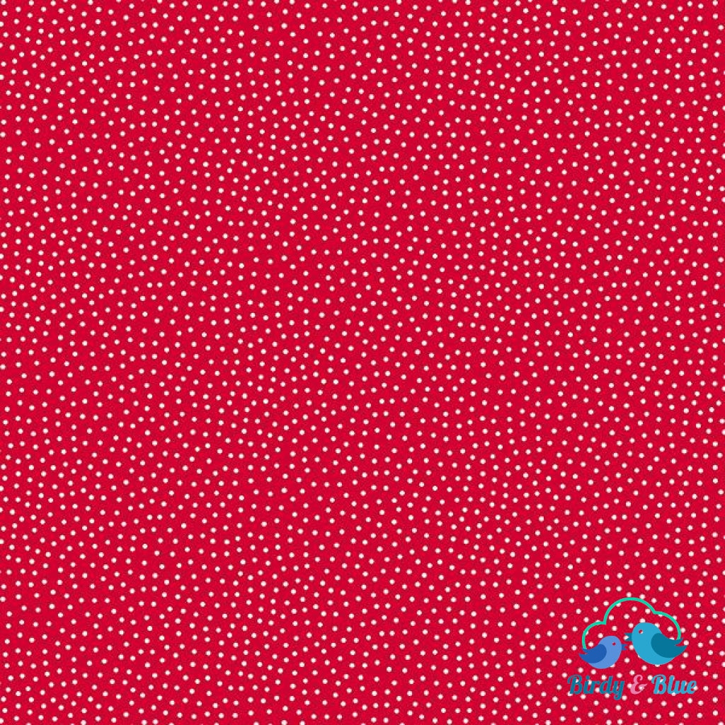 Red Freckle Dot (Freckle Collection) Premium Cotton Fabric