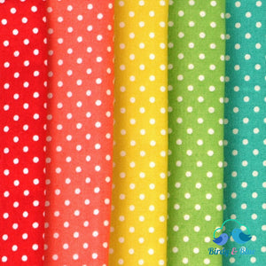 Sunshine Yellow Dot (Basics Collection) Premium Cotton Fabric