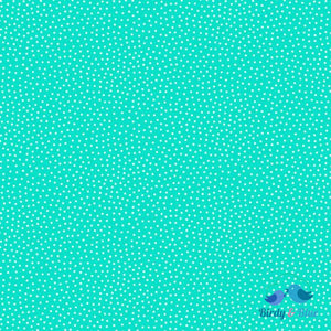 Turquoise Freckle Dot (Freckle Collection) Premium Cotton Fabric