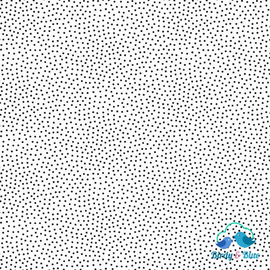White Freckle Dot (Freckle Collection) Premium Cotton Fabric